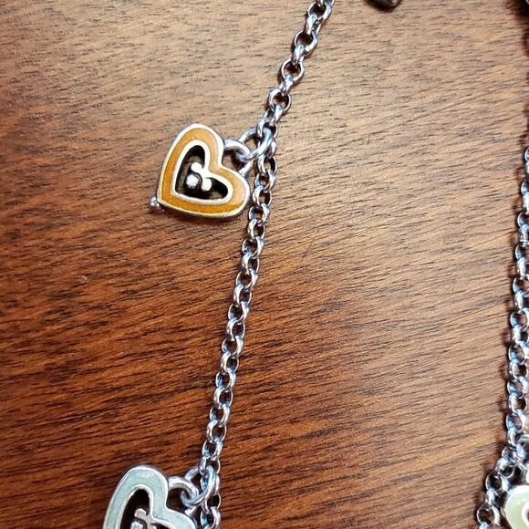 BRIGHTON enamel heart charm bracelet - Picture 5 of 8